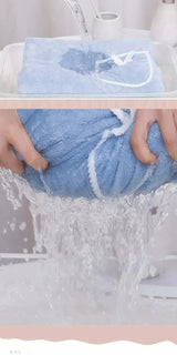 ComfortCurl™️ Womens' Wearable Bath Towel